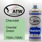 Preview: Chevrolet, Oriental Green, 703A (1958): 400ml Sprühdose, von ATW Autoteile West.